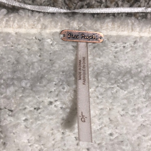 Free People Lofty V Neck Oversized Sweater - Picture 3 of 5